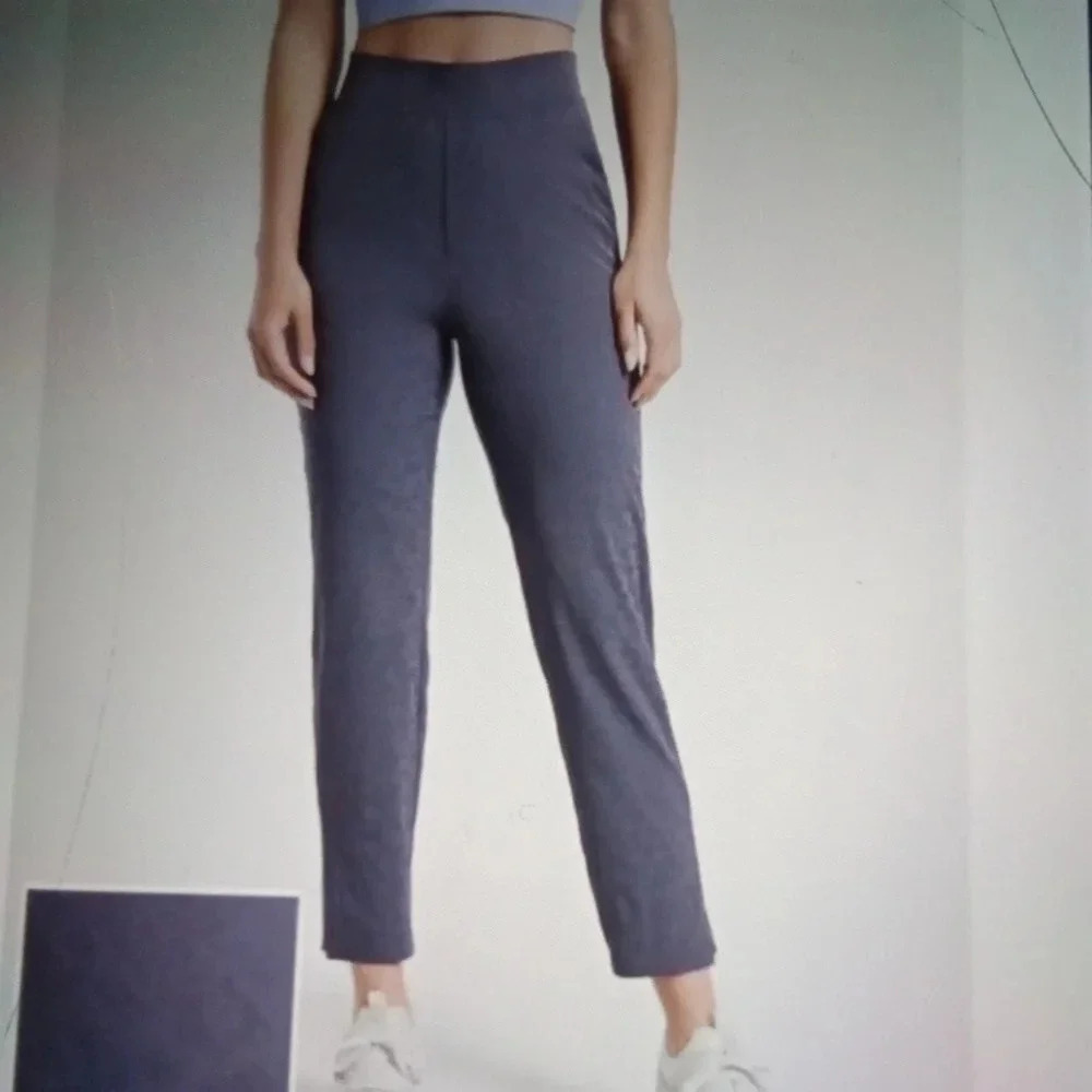 Athleta Brooklyn texture ankle pant career office business women's pants 0